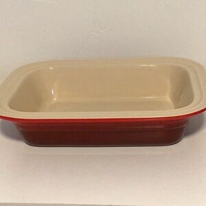 Le Creuset Red Baking Dish